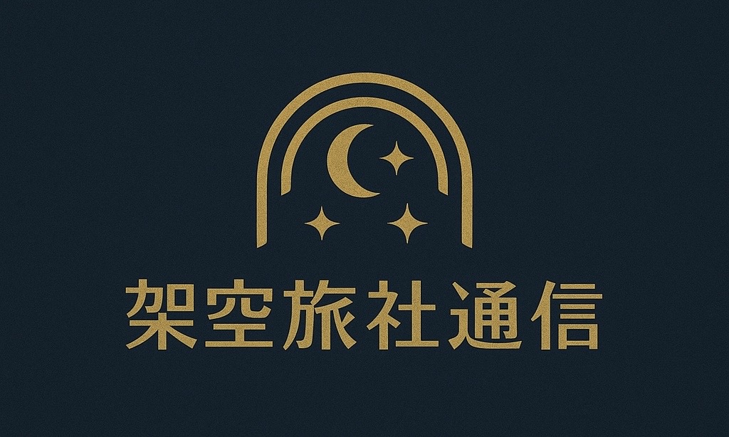 架空旅社 ヘッダ ロゴ / Fake Travel Agency Header Logo / Kapo-Emblemo de Fiksa Vojaĝ-Agentejo / 虚构旅行社 页眉 标志