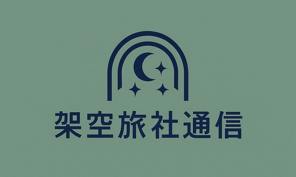 架空旅社 ヘッダ ロゴ / Fake Travel Agency Header Logo / Kapo-Emblemo de Fiksa Vojaĝ-Agentejo / 虚构旅行社 页眉 标志